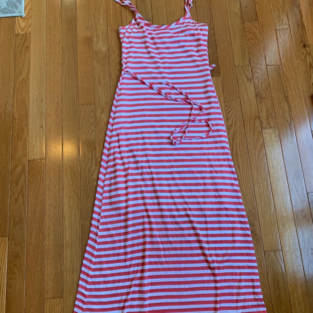 Striped tshirt maxi dress